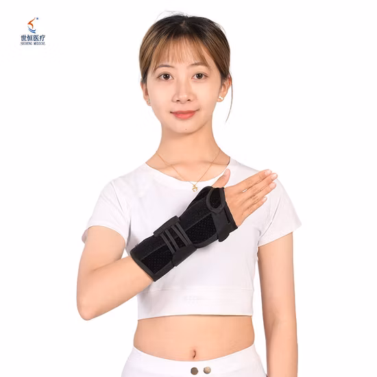 Hot Sale Custom Neoprene Bowling Sports Medical Orthopedic Carpal Tunnel Wrist Support Splint Brace for Gym