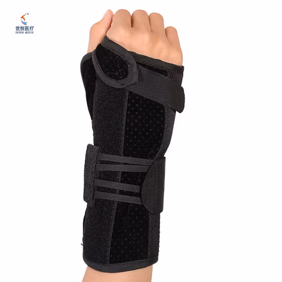 Hot Sale Custom Neoprene Bowling Sports Medical Orthopedic Carpal Tunnel Wrist Support Splint Brace for Gym