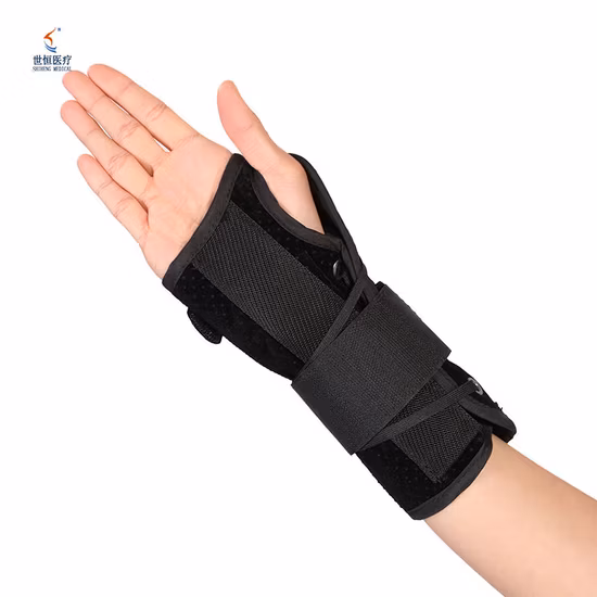 Hot Sale Custom Neoprene Bowling Sports Medical Orthopedic Carpal Tunnel Wrist Support Splint Brace for Gym