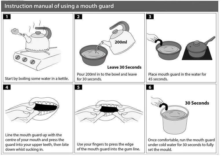 Mouth Guard Mouthguard Custom Logo Sports Boxing Football Basketball MMA Gum Shield Gumshield Mouth Guard