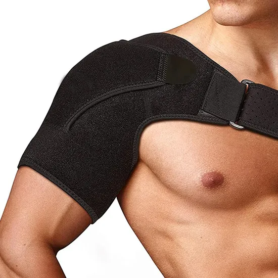 Apoyo de compresión para hombro con soporte para manguito rotador, funda de neopreno para hombro