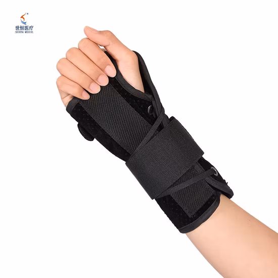 Venta caliente neopreno personalizado bolos Deportes Médicos ortopédicos túnel carpiano soporte de muñeca férula para gimnasio