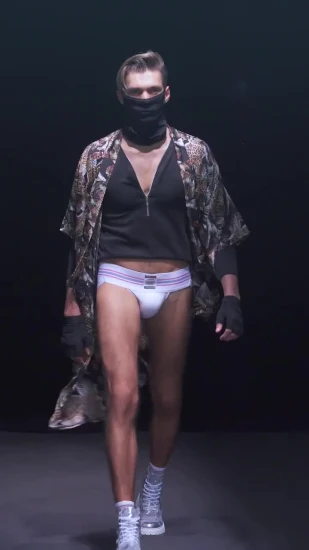Suspensorio gay de algodón de alta calidad, cintura ancha, Sexy G