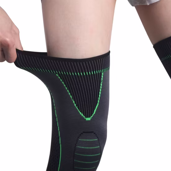 Rodilleras deportivas con logotipo personalizado, rodillera de longitud completa, soporte para pantorrilla, mangas de compresión para piernas para baloncesto