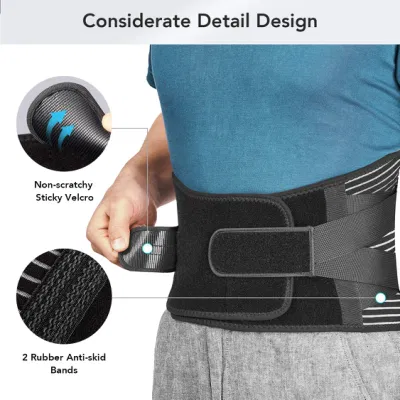 Soporte de cintura lumbar ajustable para deporte